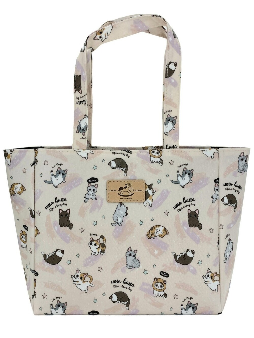 Waterproof Cat Medium Tote Shoulder Handbag